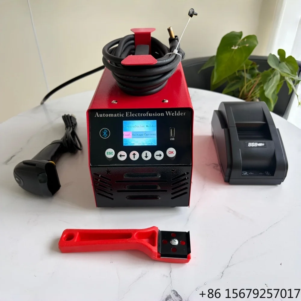 HAIDA New Portable 220V 4.2kW PE Pipe Electrofusion Welding Machine with 20-400mm Range