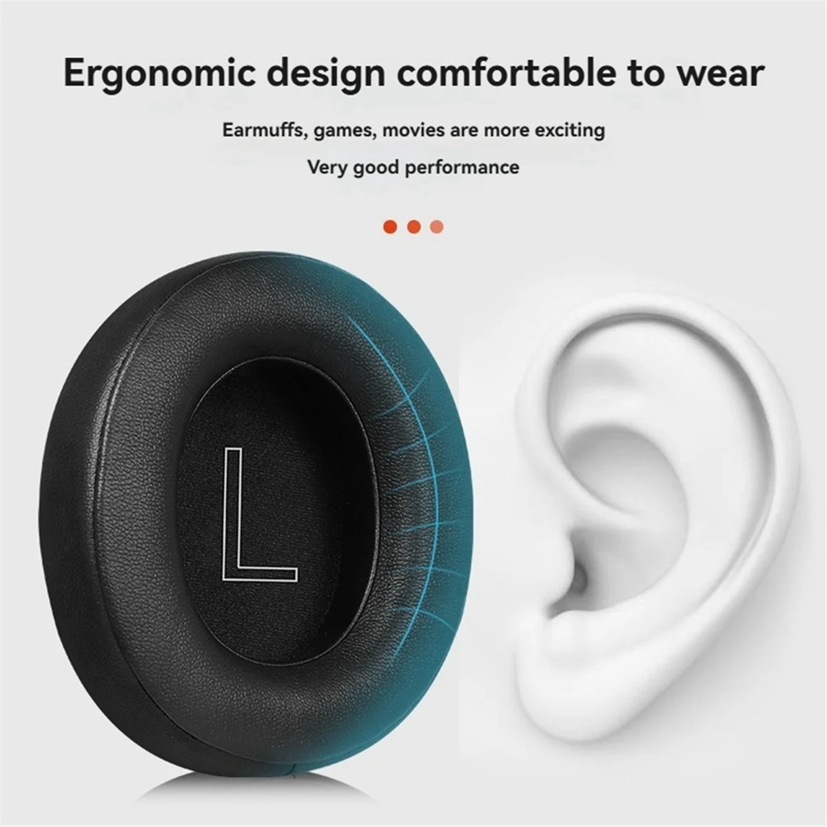 

Earpads for Microsoft Xbox SERIES X/S Wireless Earphone Cover Earmuffs Headphone Sponge Cover Replacement Accessories