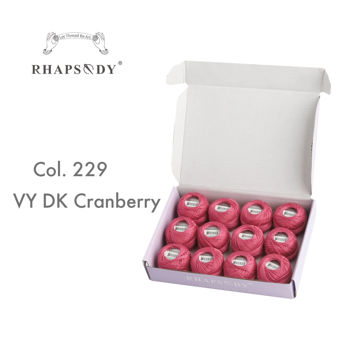 Rhapsody Größe 8, Perlen-Baumwoll-Häkelfaden-Stickerei, doppelt merzerisierte lange Stapel, ägyptische Baumwolle, DMC-Qualität, 12 Bälle, 43 YDS – Detail 26