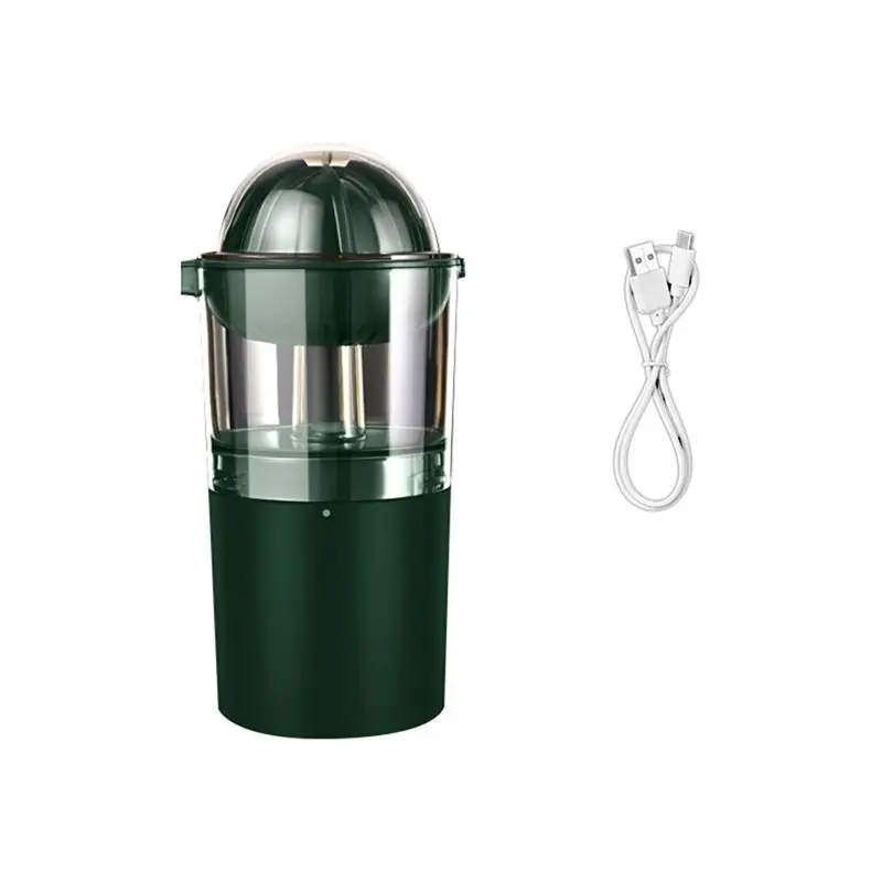

AB42-Electric Fruit Juicer USB Portable Citrus Orange Squeezer Automatic Rotation Press Anti-Slip Reamer For Lemon