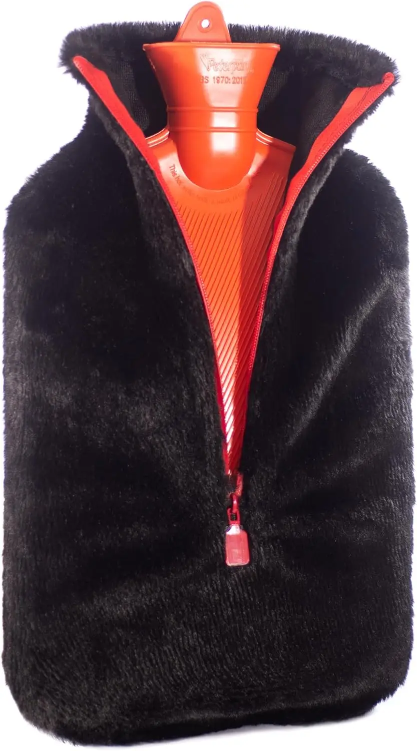 

Rubber Hot Water Bottle with Cover, Size: XXX-Large, Hot Water Bottles for Pain Relief, BPA & PVC Free, 100 Fl Oz Capac