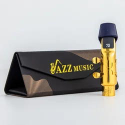 High Quality Saxophone Mouthpiece For Alto Soprano Tenor Size 5 6 7 8  Sliver or Gold Plated Sax Accessories