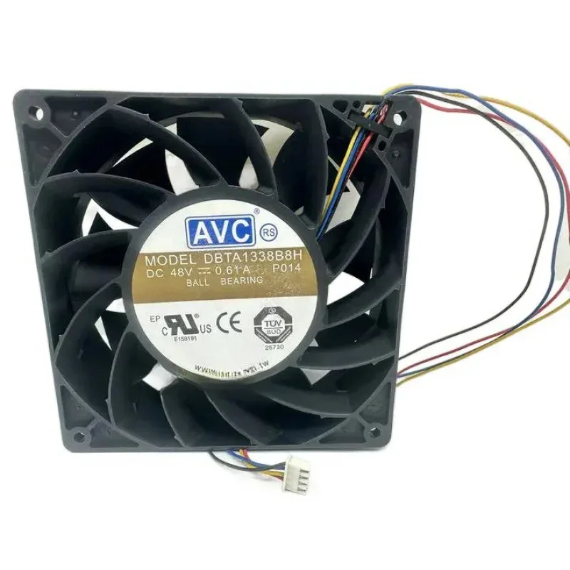 S+forAVC DBTA1338B8H P014 DC 48 В 0,61 А 127X127X38 мм 4-проводной охлаждающий вентилятор для сервера