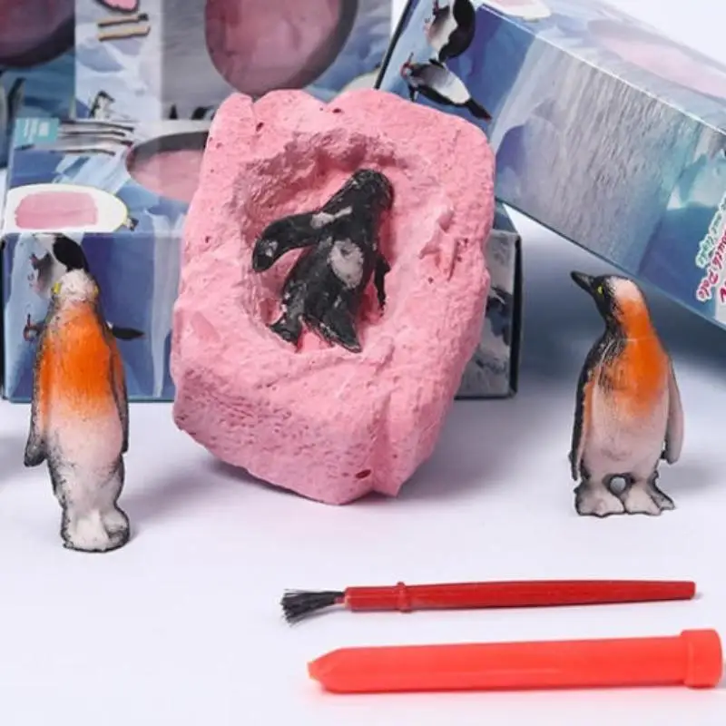 1 Set Archaeological Dig DIY Assembly Model Educational Dinosaur Fossil Excavation Toys For Children Boys Girls Birthday Gifts
