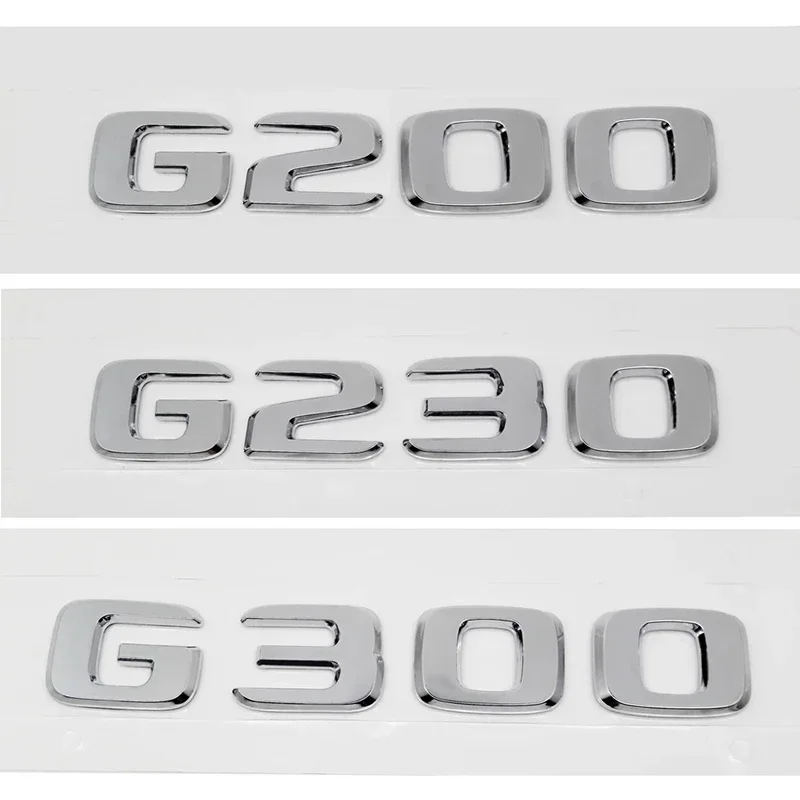 3D lettere Car Tail Box emblema posteriore tronco adesivo distintivo per Mercedes Benz G36 G63 G65 G200 G230 G300 G350 G500 G550 classe G