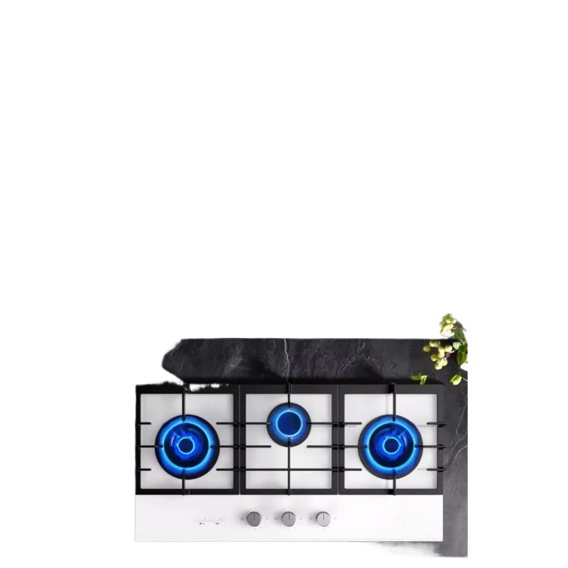 

Moon rock ash three eyes fire gas stove timing embedded large firepower household stove stove QF6G