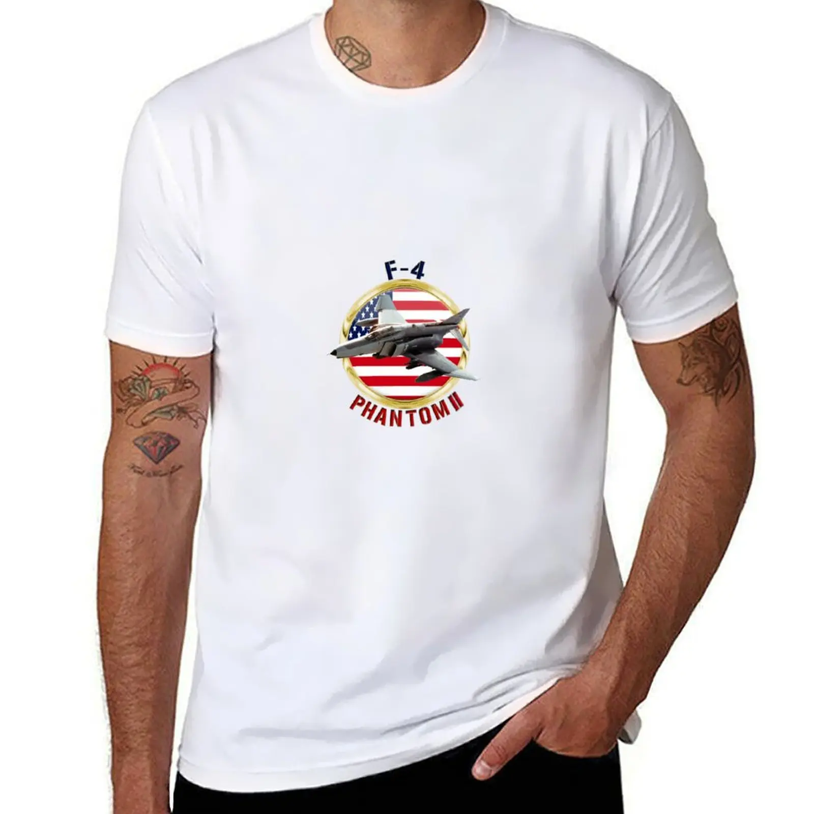 

F-4 Phantom II USAF T-Shirt Anti-Fade Casual Tee Shirt
