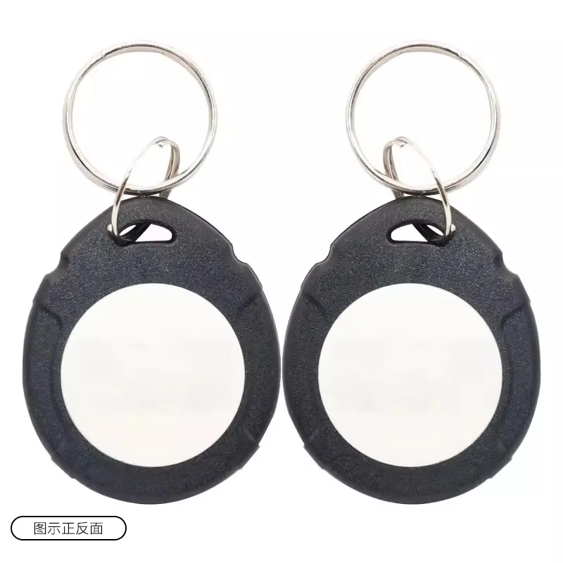 100 pièces 125 tiens z T5577 EM4305 Porte-clés Réinscriptible RFID Tag Copy Access Card ID Token Ring ClhbKeychain Document Aléatoire