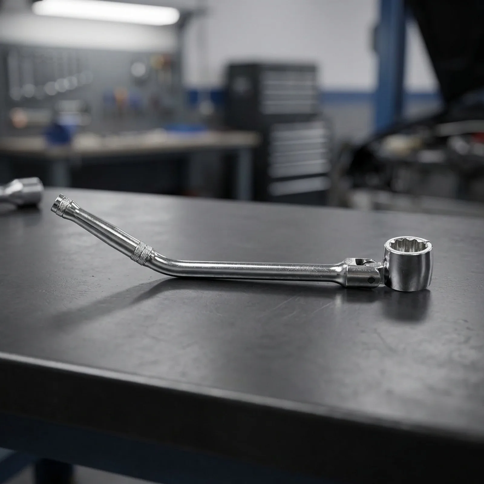 Socket Wrench 22mm 7/8 Inch with Dual Direction 180 Degree Rotating Head for Tight Space for access in Automotive Work