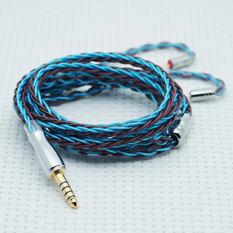XINHS G69 8-Kern Hochreines Einkristall-Kupfer-Mischkabel für IEM-Upgrade, kompatibel mit QDC, XueTao, Azure Dragon Kopfhörern – Detail 3