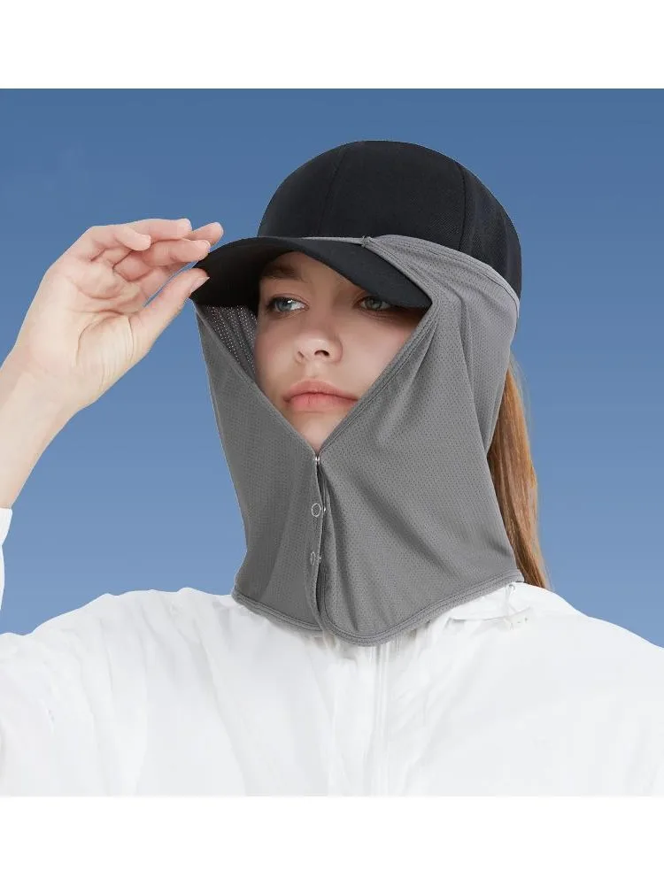 AliExpress NONE Outdoor Neck Protection Sun Cap Fishing Cycling Climbing Men Removable Face Shield Safari Hat Women Quick Drying Sunshade Hat