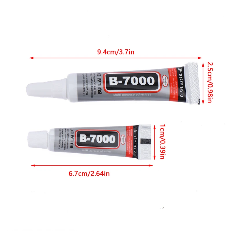 3/10ml B7000 Glue Transparent Adhesives For Screen Repair Sticky Glue For Phone Screen Tablet PC Glass Frame Repair Liquid Glue