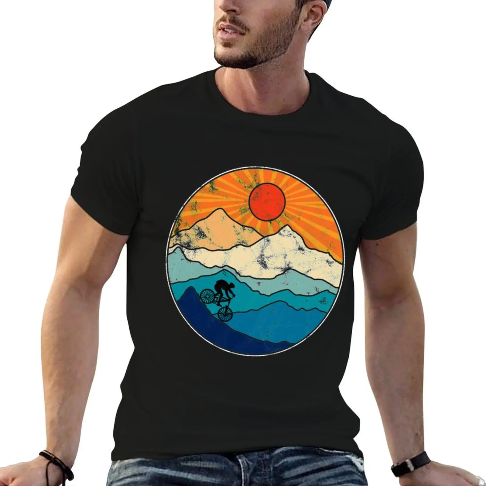 

for t cotton graphic man 100% shirt Mtb shirts man cotton T-Shirt shirts t t