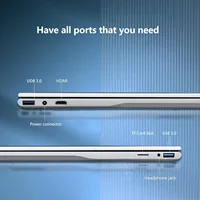 NEW 14.1 inch Portable Laptop 12GB 2TB Intel Core i7 9850H Windows 11 Gaming Computer PC Gamer office Notebook 1920*1080 HD 4K 6
