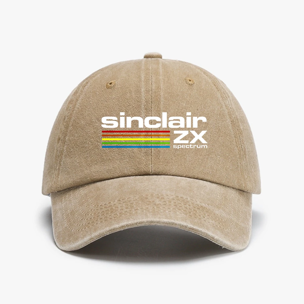 

Sinclair Zx Spectrum Baseball cap Washed Distressed Denim caps Unisex casual hats summer Cool adjustable Golf Hat bone
