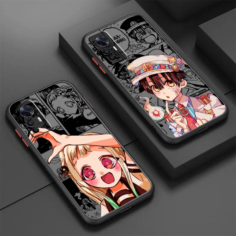 T-Toilet Bound H-Hanako Kun Cute Cool Frosted Translucent For Xiaomi Mi 13 12 12T 11T 11 11i 10T 10 9T Pro Lite Ultra 5G Matte