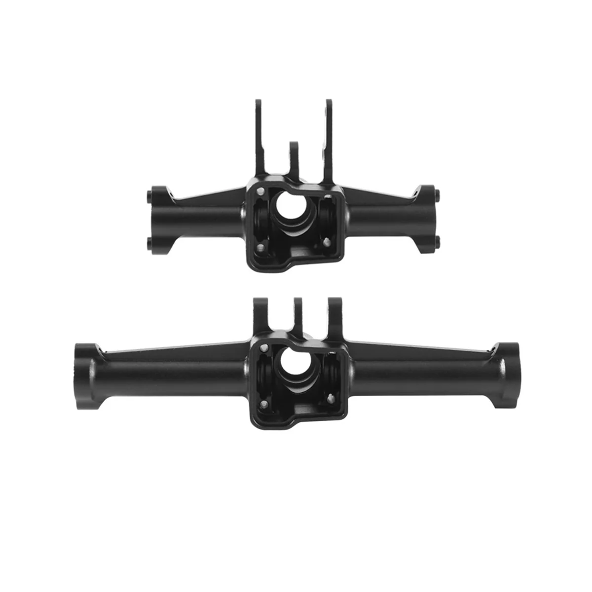 2Pcs Complete Brass Aluminum Alloy Front and Rear Axle with Gear for TRX4M 1/18 RC Crawler Car Upgrade Parts, 3