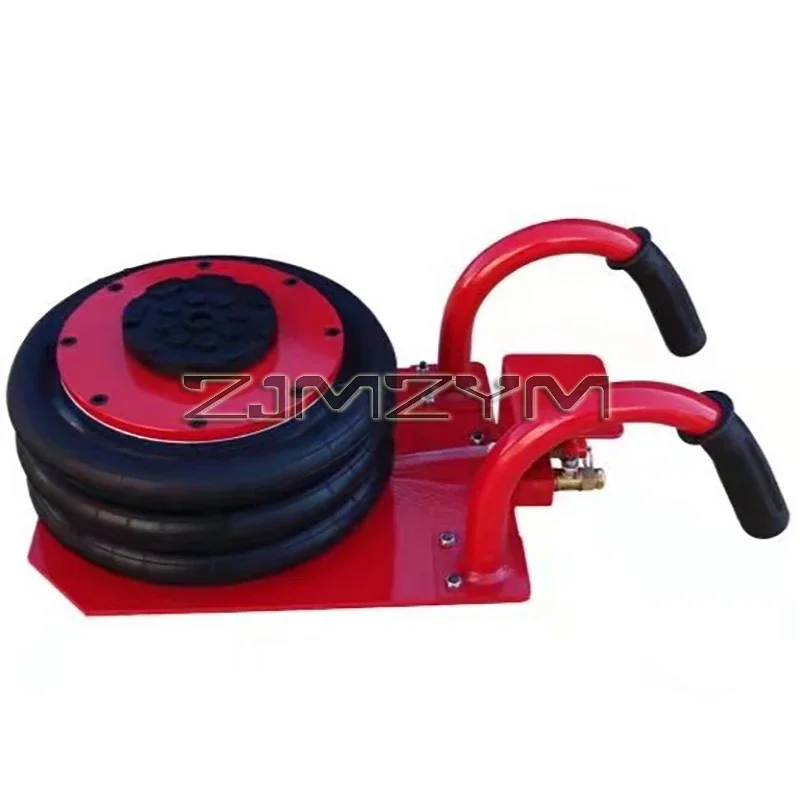 Macaco pneumático para carro com bolsa tripla, tipo mão, equipamento de elevação, reparo de garagem, loja, 3 toneladas, 15cm-40cm
