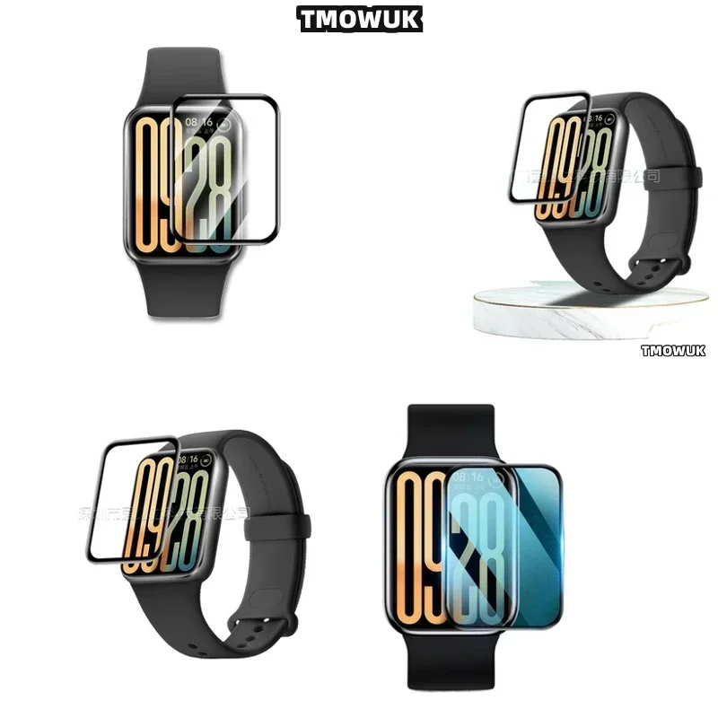 

Для Xiaomi Band 4 5 6 7 8 9 10 Pro - Защитная пленка для экрана из PMMA с высокой четкостью, мягкая, 3D, полное покрытие, защита от царапин - Прочная