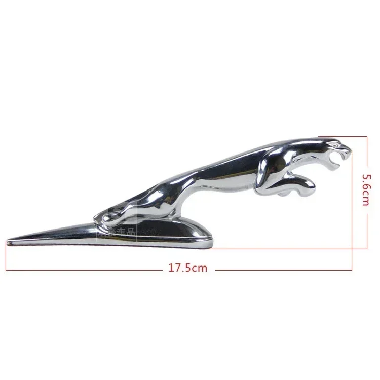 ثلاثية الأبعاد سيارة معدنية كروم الجبهة هود بونيه شعار غطاء ملصق ل جاكوار XF XJ XE XK XKR XFL XJS E Pace F Pace S نوع X نوع Ftype