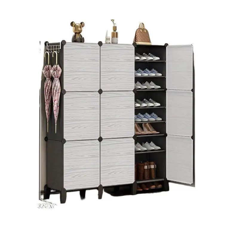 

Shoe cabinet home door multi-layer interior looks good 2025 new ultra-thin dust-proof rental house simple entry door
