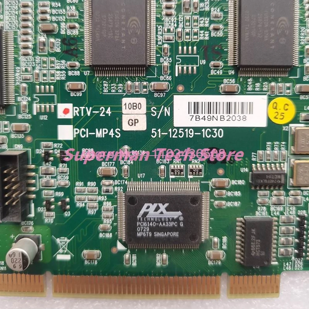 Perfect Job RTV-24 51-12519-1C30 Four-channel Image Capture Card Switch Control Signal Sensor