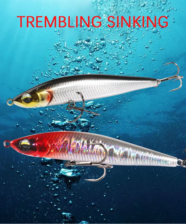 Zitternder sinkender Bleistift 10g 15g 21g 26g Wobbler Bass Fish Tackle lockt Angel zubehör Troll ing Fisch köder Forellen makrele – Detail 1