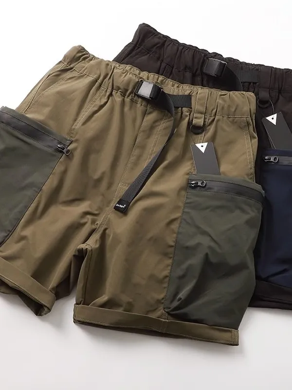 

Loose Fit Casual Workwear orts Men's Summer Thin Qui Dry Cargo Pants Breathable Ox Cloth mid Waist Straight Leg Jeans