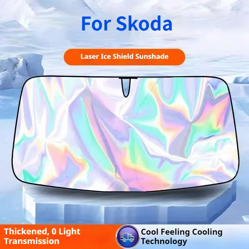 

For Skoda Octavia Superb Kamiq Kodiaq Car Front Windshield Sunshade Front Window Anti-UV Heat Insulation Interior Accessories