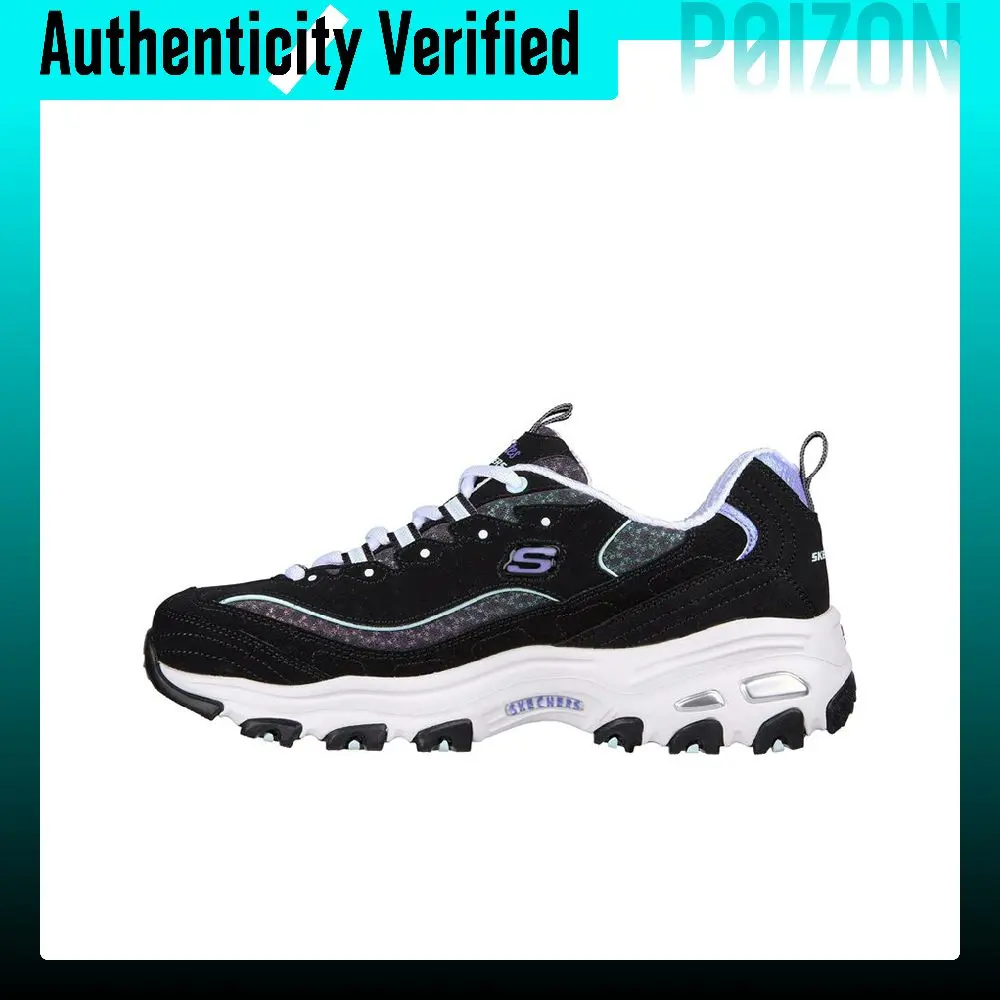 Skechers D'Lites 1.0 Chunky Sneakers Women's Low-top Black/White 149268-BKMT