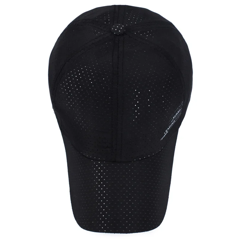 Quick Dry Baseball Cap Outdoor Sports Mesh Breathable Hat For Men Portable Hiking Fishing Sunbonnet Golf Adjustable Cap