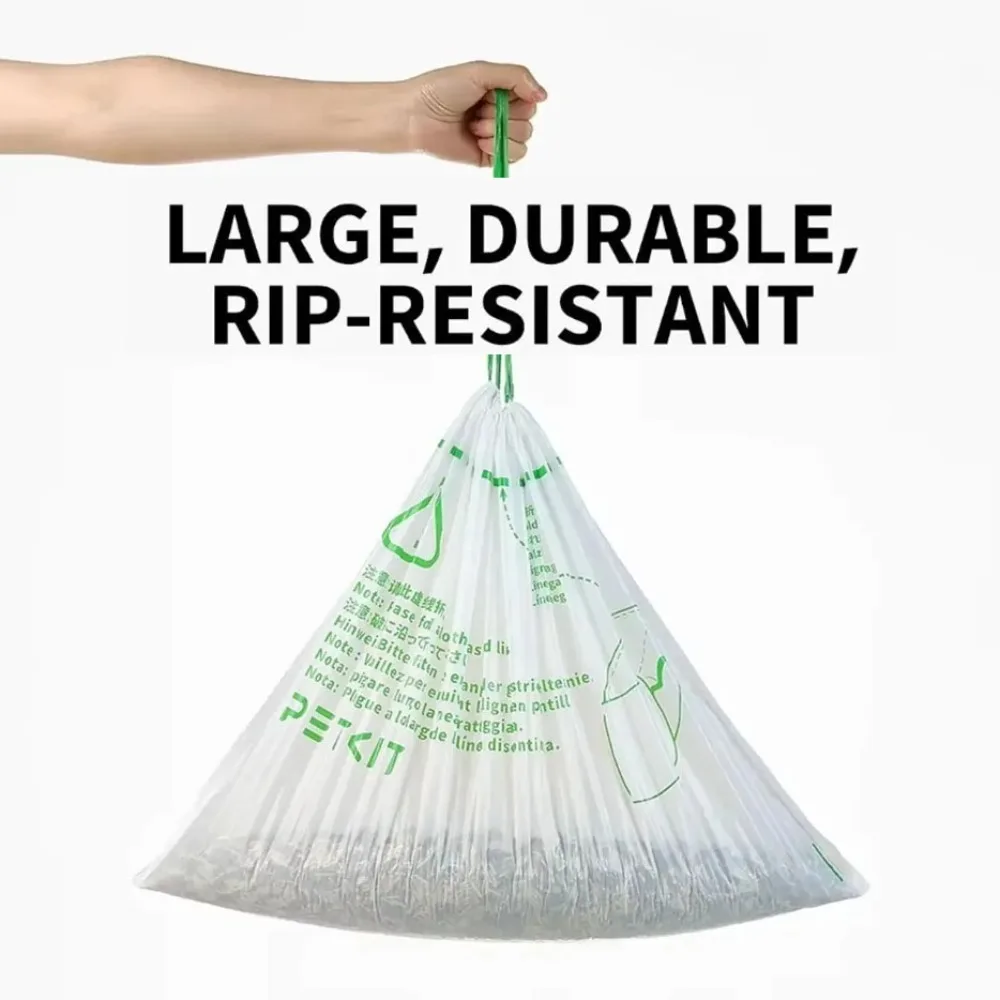 Garbage Bags for PETKIT Puramax/Max 2 Smart Self Cleaning Cat Litter Box Tear Resistant Cat Toilet Waste Bags 1/2/3/4 Rolls