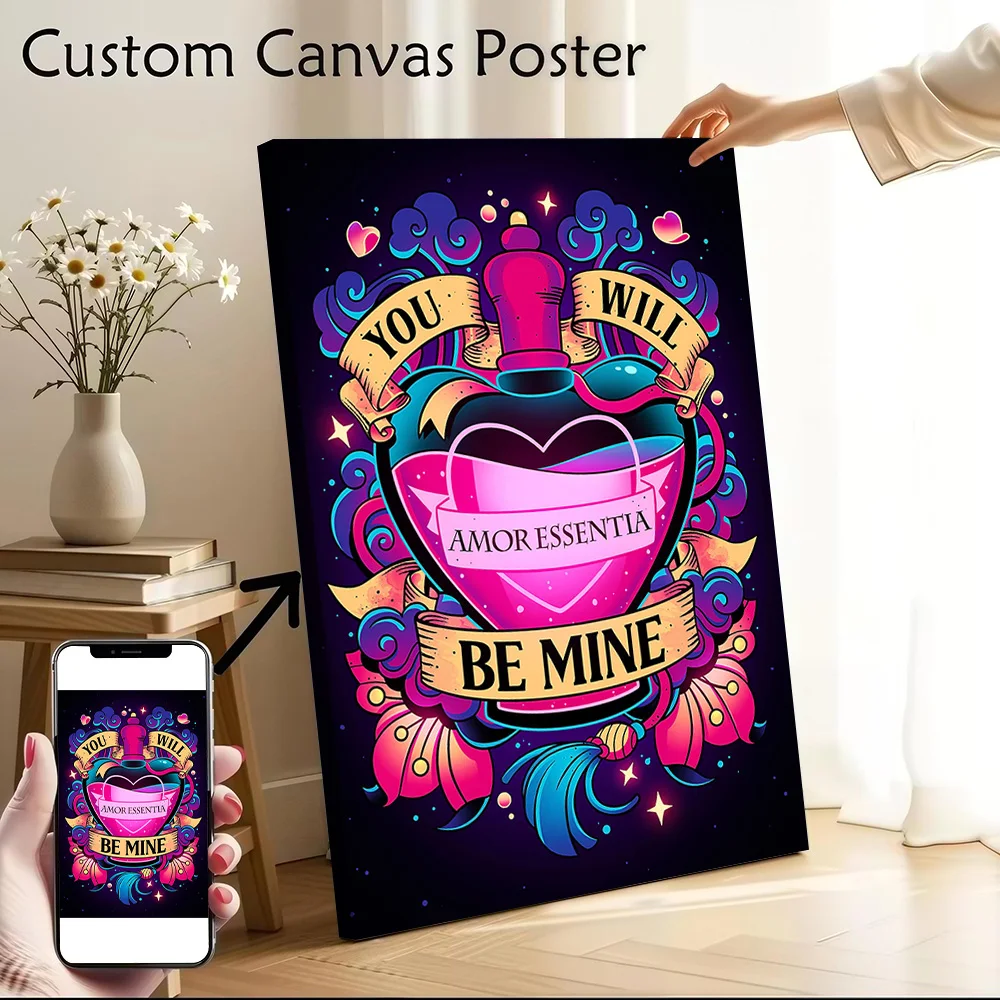 Infinite Love Elixir Canvas Poster Customizable Pictures Wall Art Canvas Painting for Home and Decoration Room Ornaments Mural