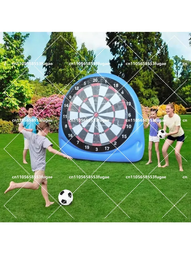 Inflatable Football Target Game for Outdoor Sports Fun Shooting Practice