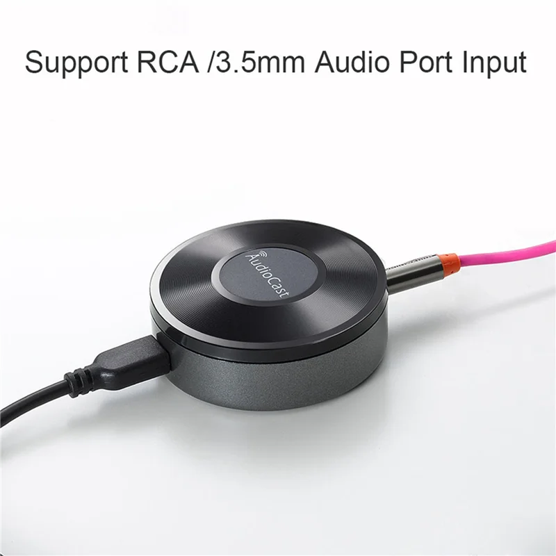 FORW-2X Wireless Wifi Musica Audio Streamer Ricevitore Audiocast Ieast Play M5 DLNA Per Airplay Adattatore Audio Multi Room Streams