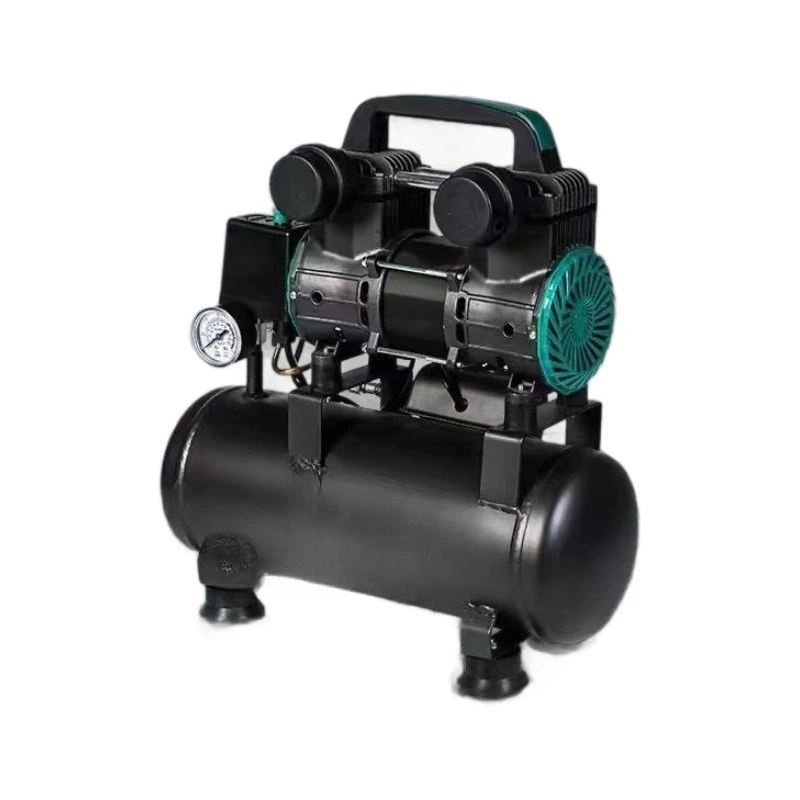 

Air pump small 220V air compressor oil-free silent mini woodworking spray paint outlet portable air compressor