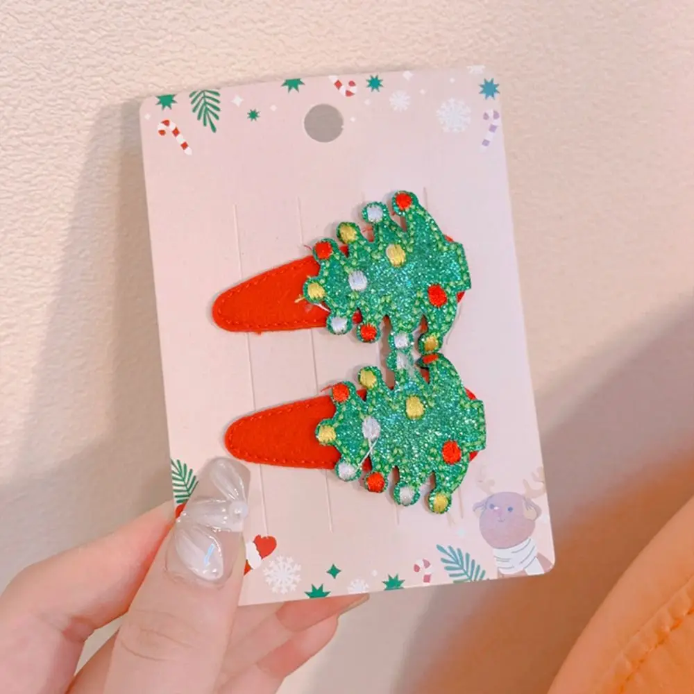 

Han Clothes Accessories Antler Hairpin Christmas tree Hair Decoration Christmas Hair Clip Duckbill Clip Deer Horn HeadWear