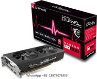 Hot-Selling RX580 PULSE 8GB 2048 AMD Gaming Graphics Card 256-bit GDDR5 RX 580 Video Card