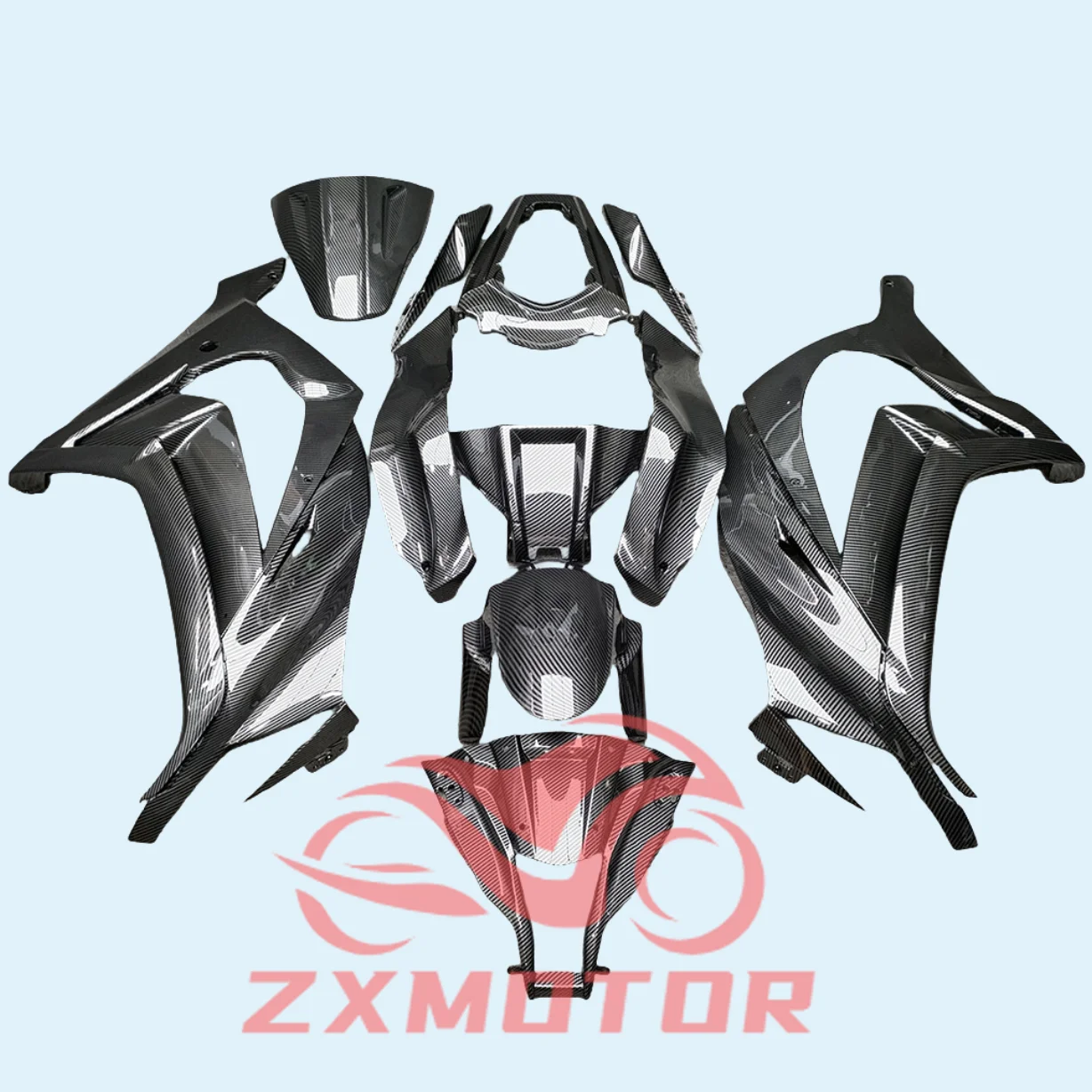 

ZX10R 2011 2012 2013 2014 2015 ABS Обтекатели для KKAWASAKI ZX 10R 11-15 Prime мотоциклетный комплект обтекателей из ABS углеродного волокна