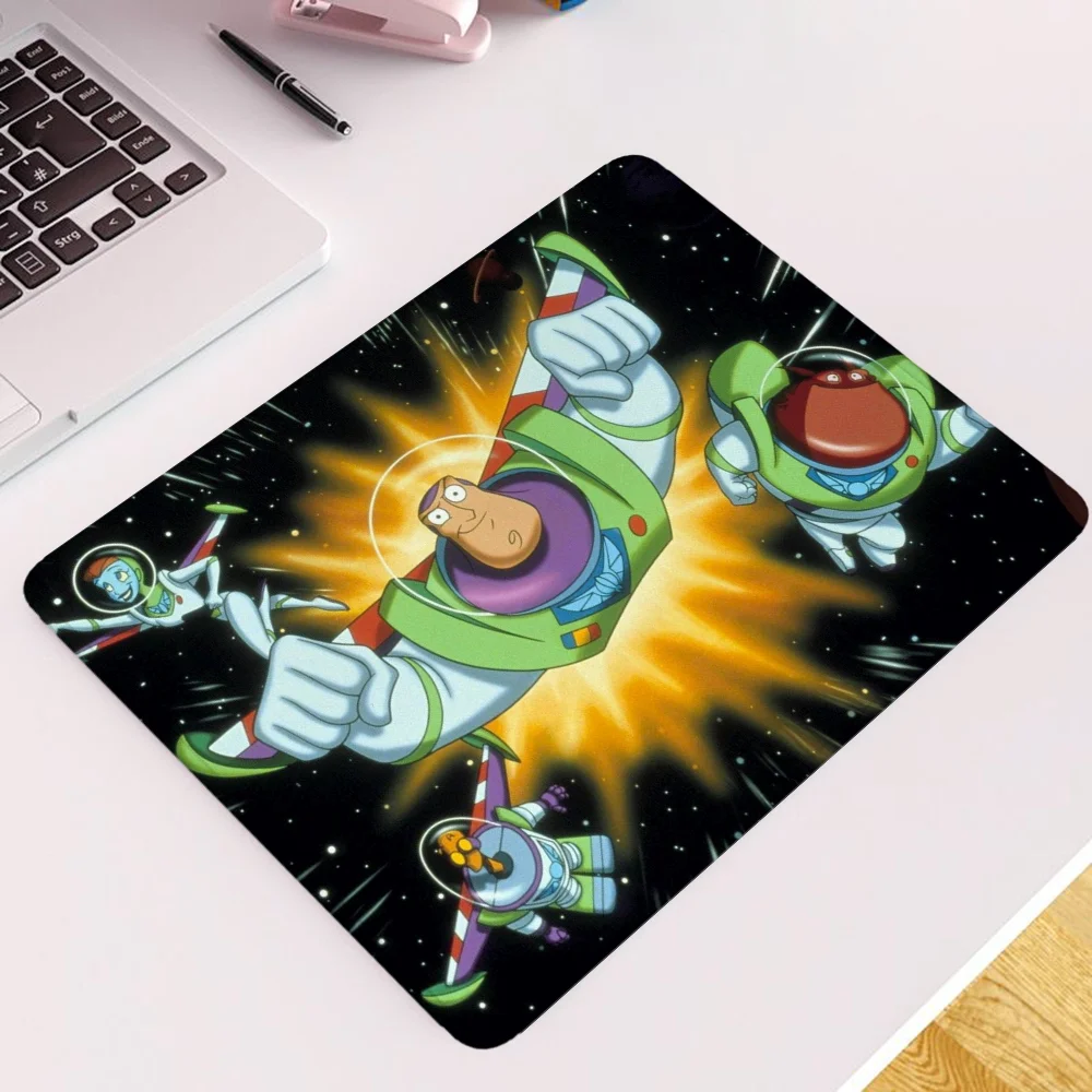 Buzz Lightyear Desk Accessories Small Gaming Mouse Pad Anime Rubber Mat Mousepad Company Game Mats Pc Gamer Girl Mause Laptop