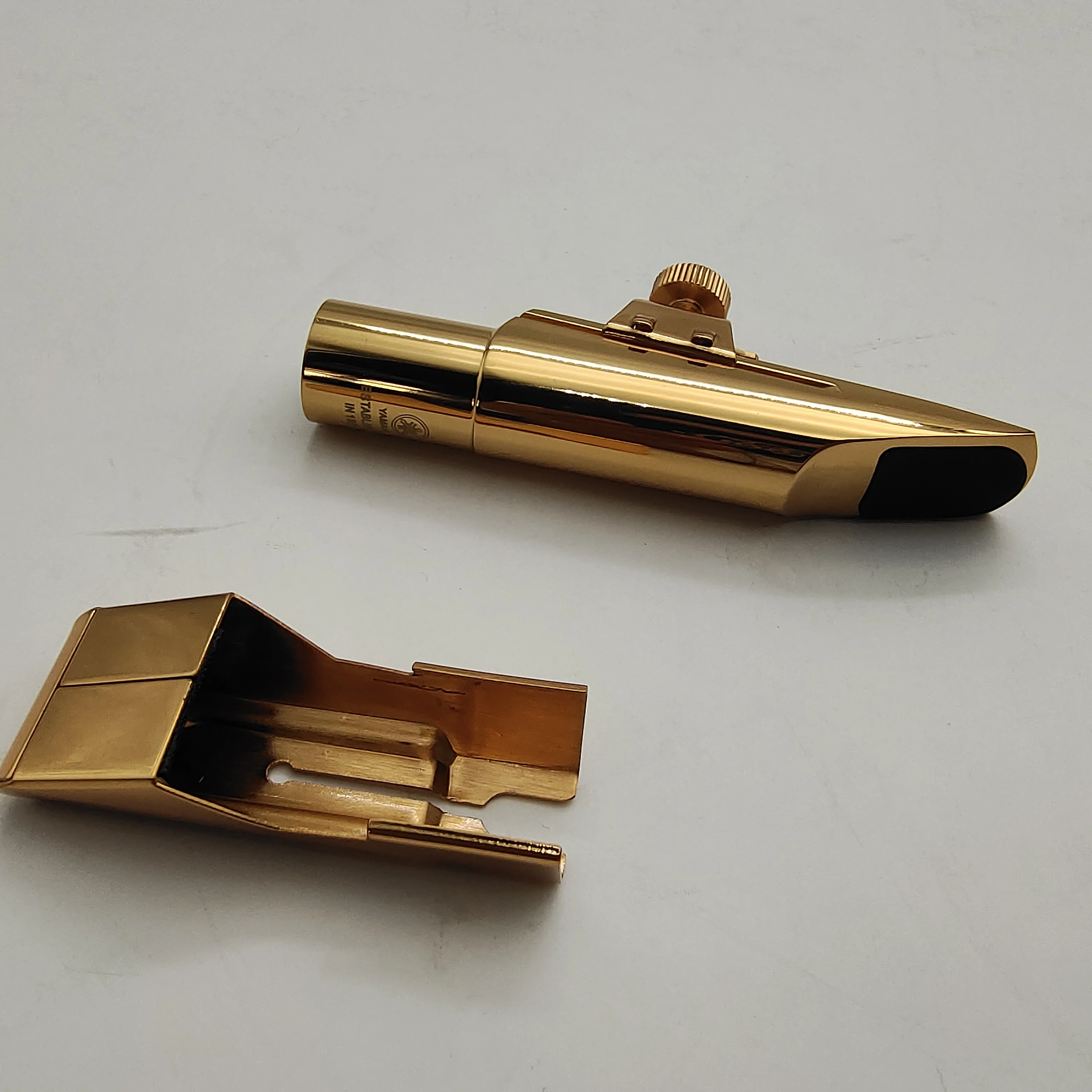 Real Pictures Saxophone Metal Mouthpiece Brass Plated Size 5 6 7 8 9 For Alto Soprano Tenor Sax Accessories