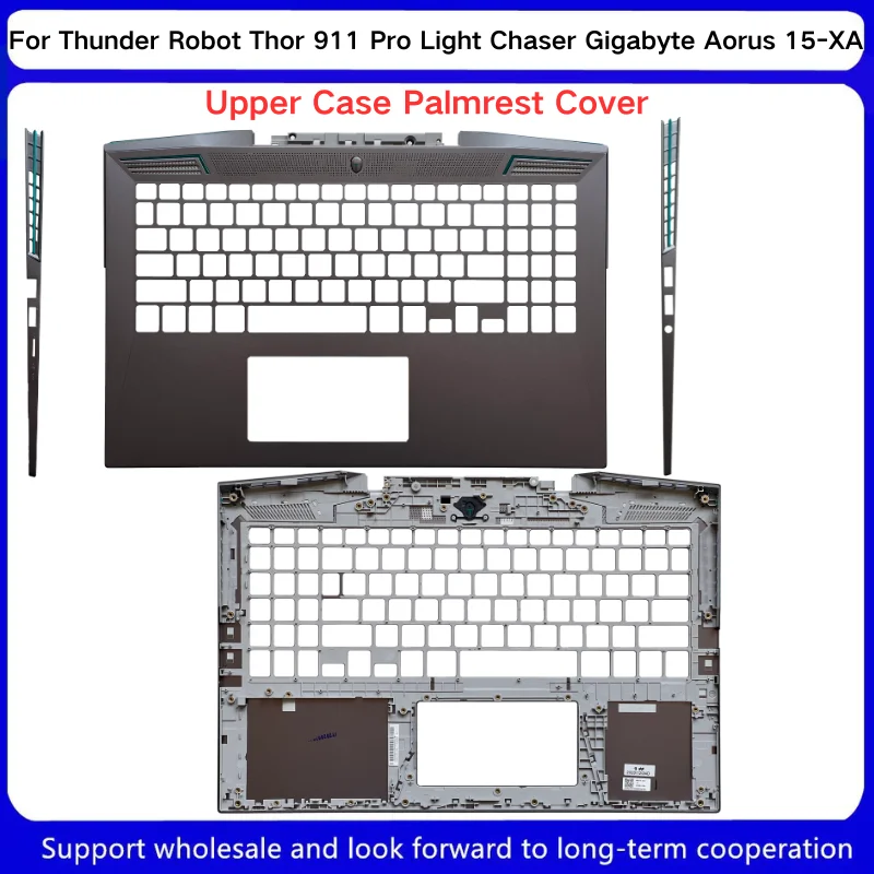 جديد لـ Thunder Robot Thor 911 Pro Light Chaser Gigabyte Aorus 15-XA LCD الغطاء الخلفي العلوي غطاء Palmrest قذيفة