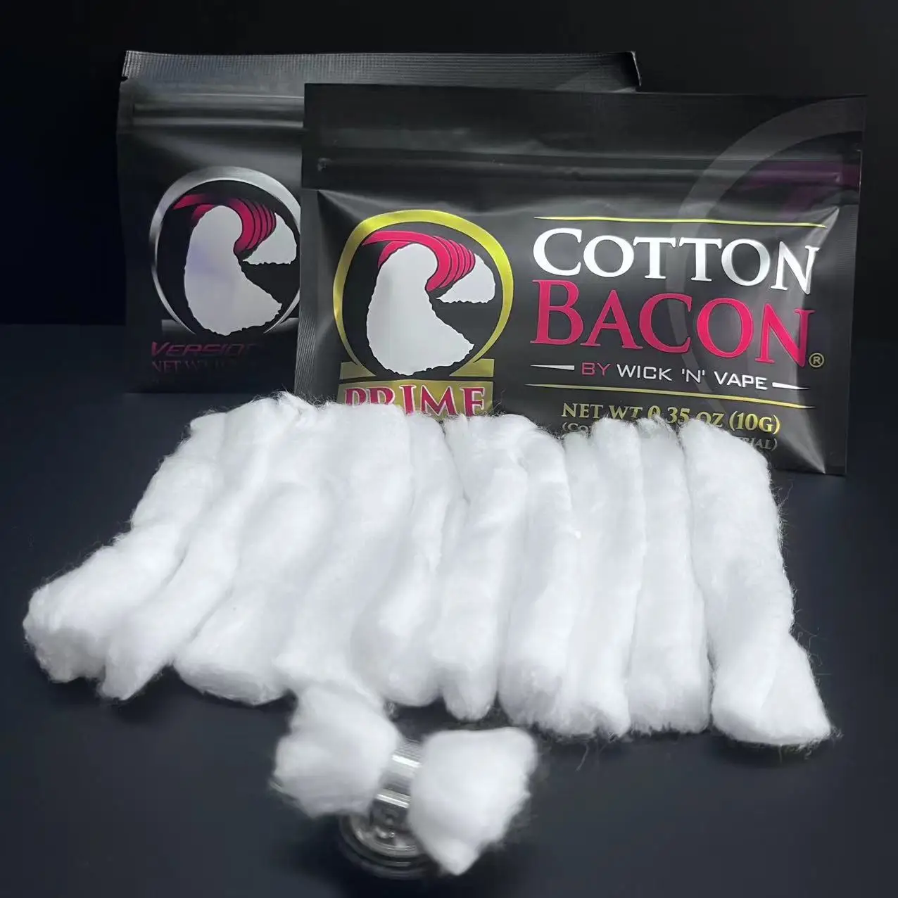 10Park 100% 2.0 Organic Cotton Bacon Prime Gold Version Bacon Cotton For RDA RTA Tank Coil Wire DIY Tool Accessories