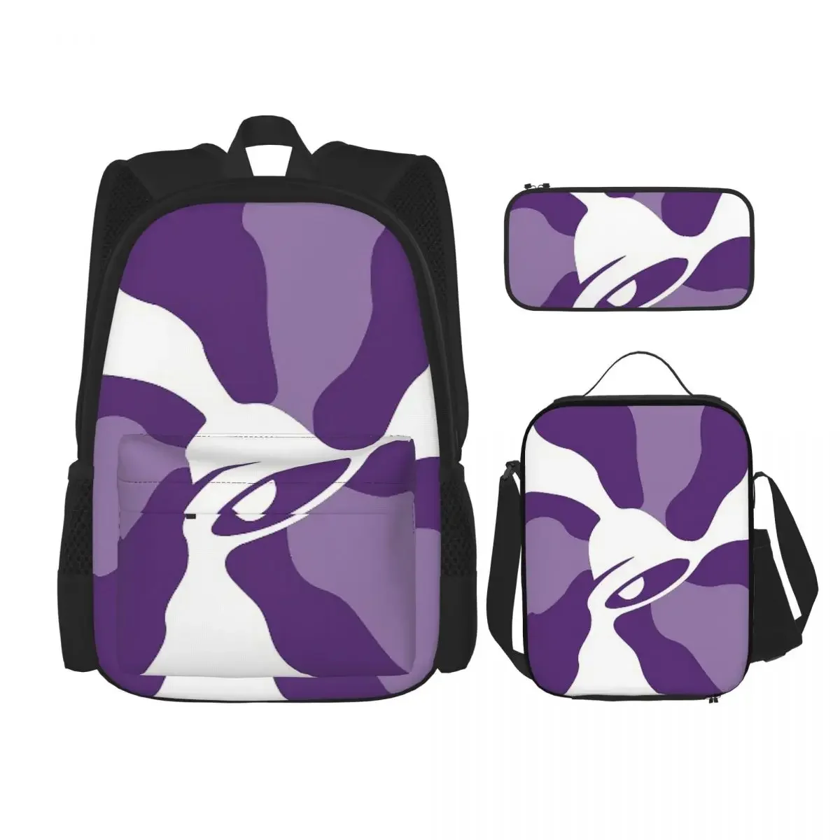 

Taco Bell Explosion Backpacks Boys Girls Bookbag Children School Bags Cartoon Kids Rucksack Lunch Bag Pen Bag Three-Piece Set