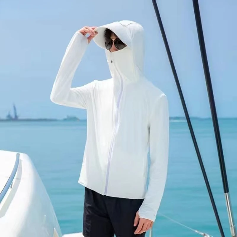 

Camping Jackets Men Windbreaker Coats Male Sunscreen Clothing Summer Ultrathin Running Wearing Male Sport Sun Protection T192