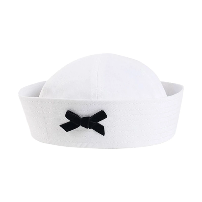 Sweet Beret Hat for Spring Women JK Bowknot Sailor Hat  Uniform Hat Cosplay Dress Up Hat Musical Festival Hat DropShipping