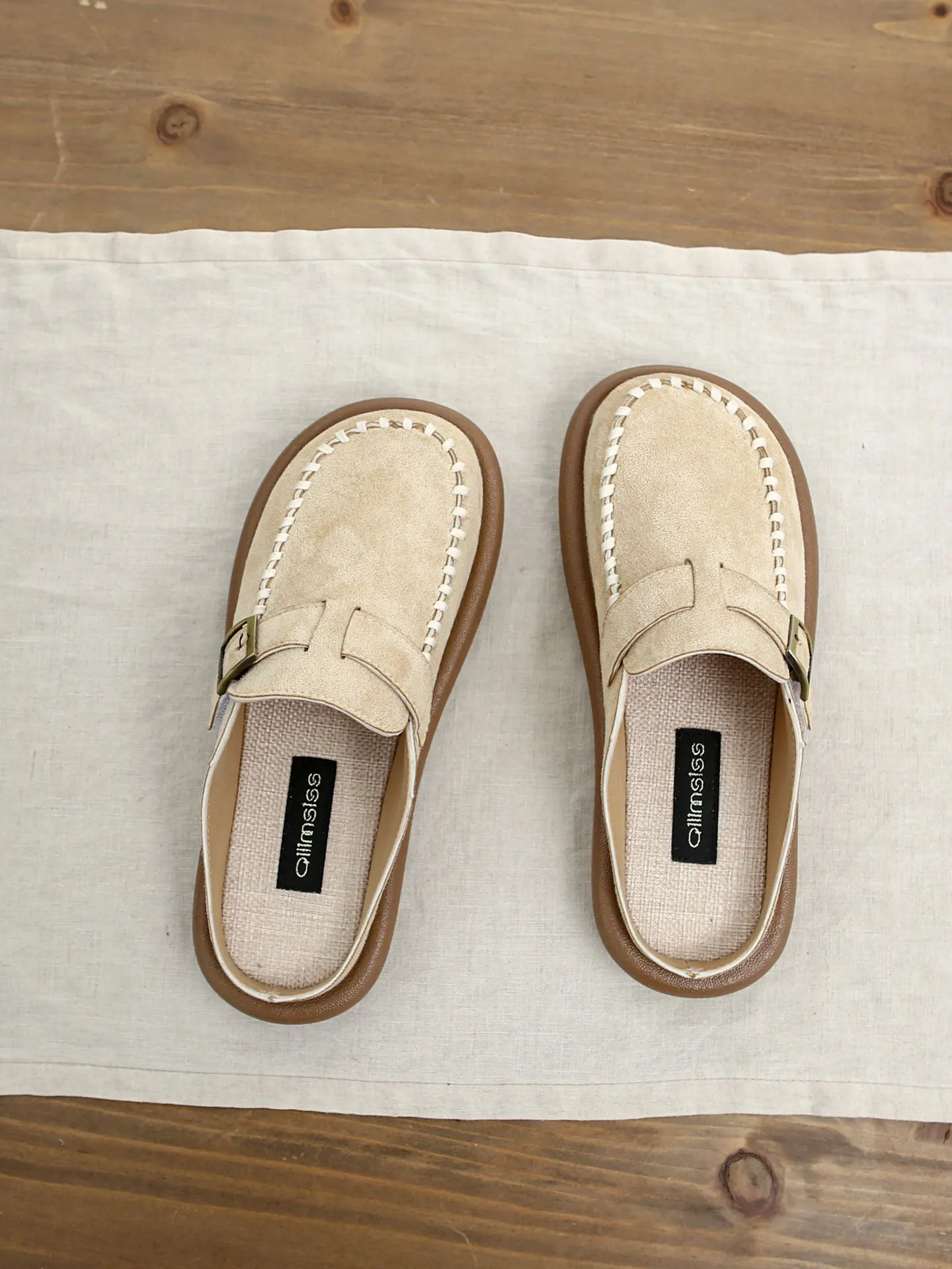 

Women's Slip-On Flat Heel Sandals Summer New Anti-Slip Soft Bottom Style Outdoor Wearable Head Covered Slippers