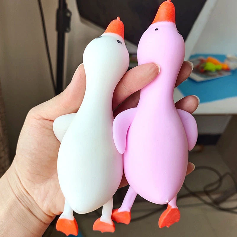 New Duck Squeeze Toys Soft Goose Cute Kawaii Animals Vent Toys Decompression Stretch Toys For Children