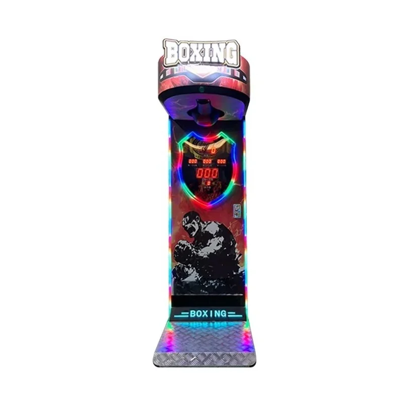 Customized Dynamic Boxing Arcade Game Machine Big Punching Force Testing Coin Operated Device for Game Centers