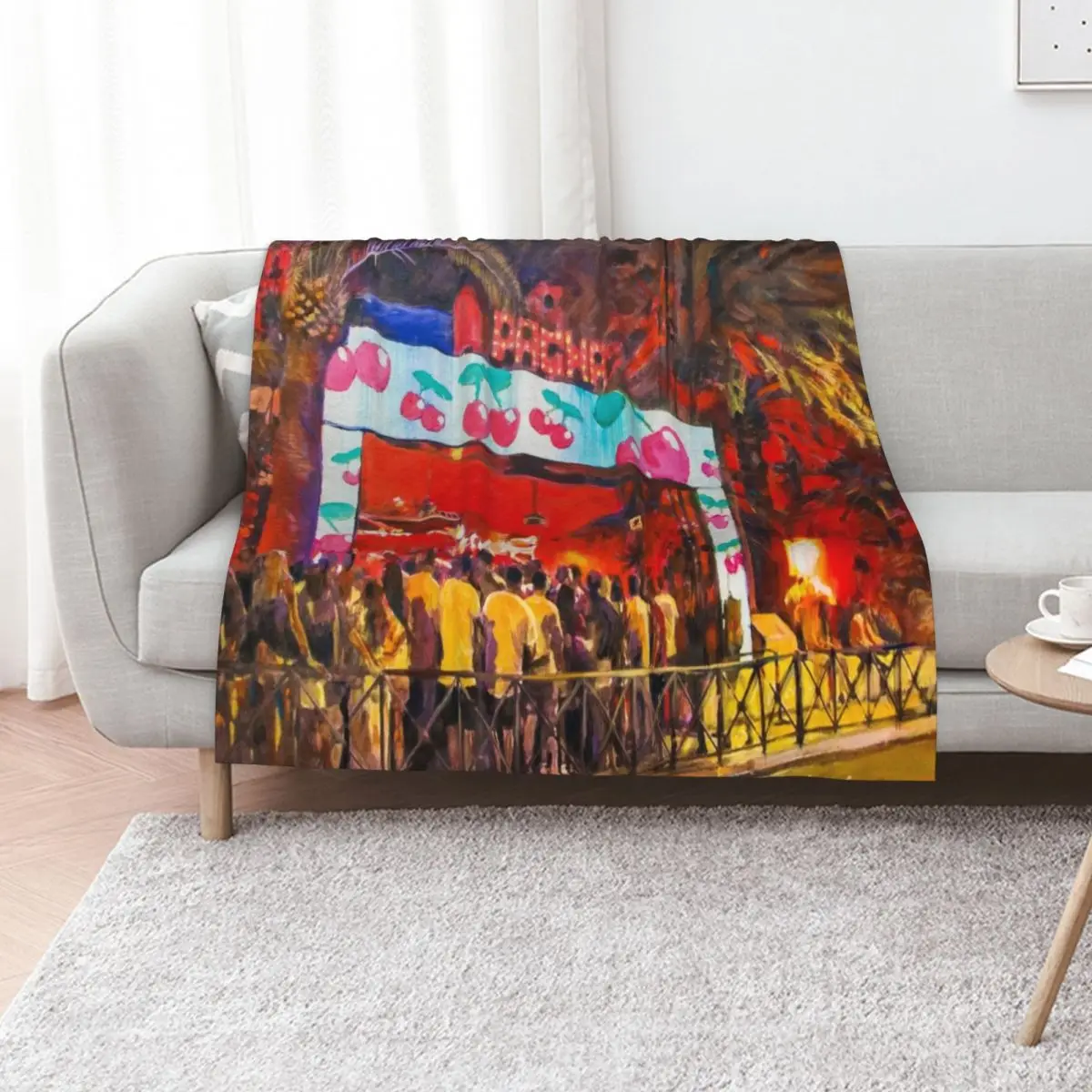 Pacha Nightclub, Ibiza Throw Blanket bed plaid Baby Soft Plaid Furrys Giant Sofa warm winter Blankets